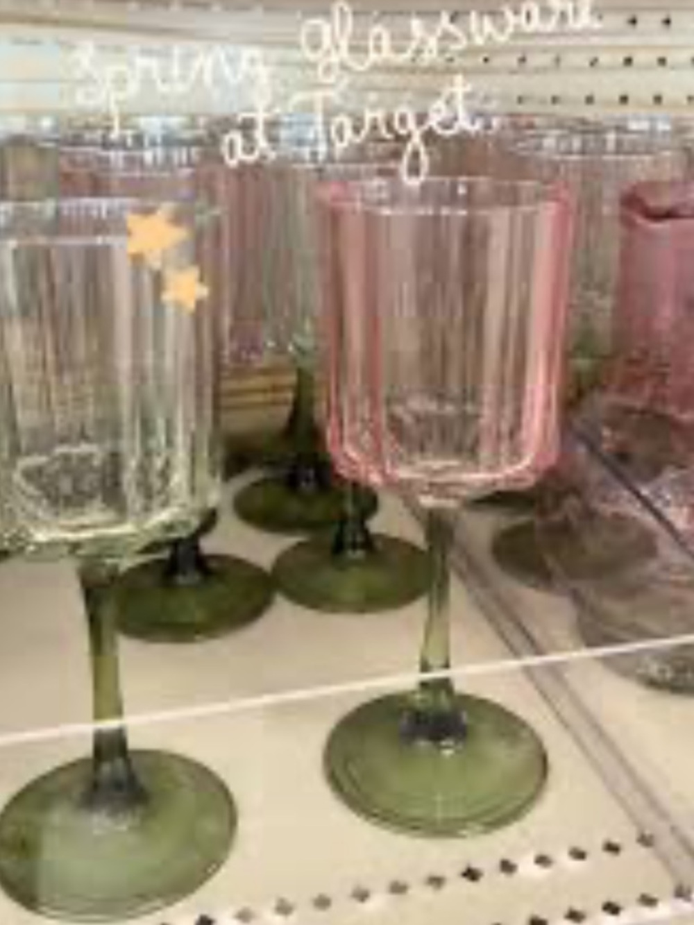 NWOT Target Bullseye’s Playground Tulip Stem Glassware